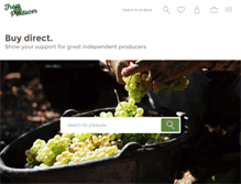 Tablet Screenshot of fromtheproducer.com